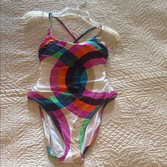 Trina Turk Kaleidoscope Swimsuit - NWT Sz 8 - Picture 8 of 8